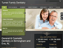Tablet Screenshot of jimturnerfamilydentistry.com